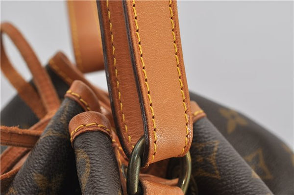 Authentic Louis Vuitton Monogram Noe Shoulder Drawstring Bag M42224 LV 2325F