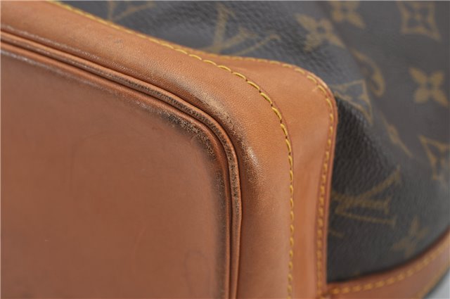 Authentic Louis Vuitton Monogram Noe Shoulder Drawstring Bag M42224 LV 2325F