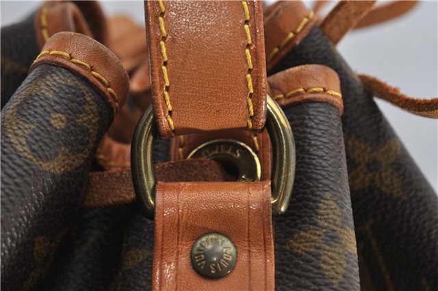Authentic Louis Vuitton Monogram Noe Shoulder Drawstring Bag M42224 LV 2325F