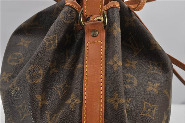 Authentic Louis Vuitton Monogram Noe Shoulder Drawstring Bag M42224 LV 2325F