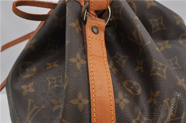 Authentic Louis Vuitton Monogram Noe Shoulder Drawstring Bag M42224 LV 2325F