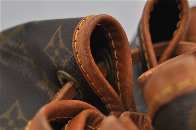 Authentic Louis Vuitton Monogram Noe Shoulder Drawstring Bag M42224 LV 2325F