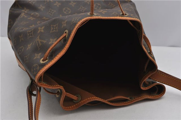 Authentic Louis Vuitton Monogram Noe Shoulder Drawstring Bag M42224 LV 2325F