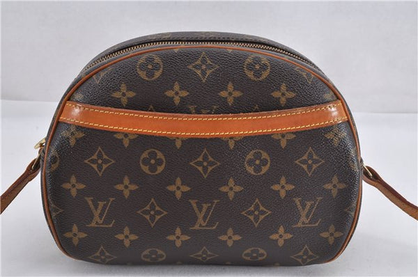 Authentic Louis Vuitton Monogram Blois Shoulder Cross Body Bag M51221 Box 2326F