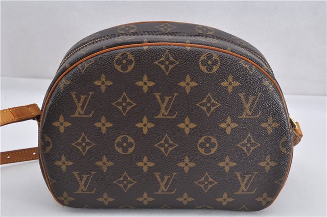 Authentic Louis Vuitton Monogram Blois Shoulder Cross Body Bag M51221 Box 2326F