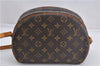 Authentic Louis Vuitton Monogram Blois Shoulder Cross Body Bag M51221 Box 2326F