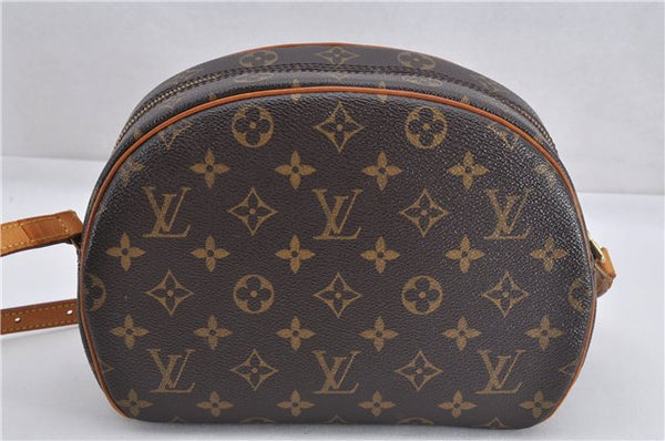 Authentic Louis Vuitton Monogram Blois Shoulder Cross Body Bag M51221 Box 2326F