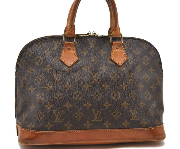 Authentic Louis Vuitton Monogram Alma Hand Bag Purse M51130 LV 2327D