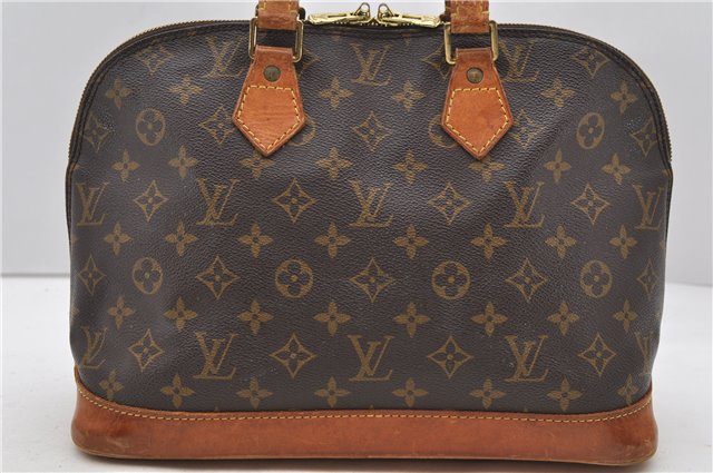 Authentic Louis Vuitton Monogram Alma Hand Bag Purse M51130 LV 2327D