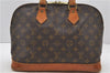Authentic Louis Vuitton Monogram Alma Hand Bag Purse M51130 LV 2327D