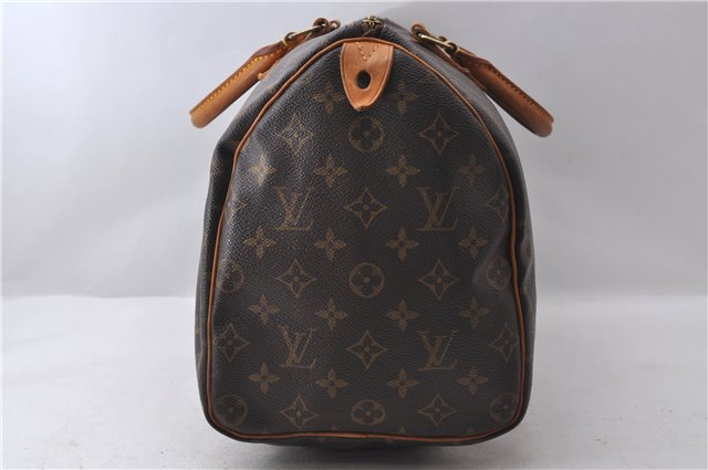 Authentic Louis Vuitton Monogram Speedy 35 Hand Bag M41524 LV 2328D