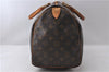 Authentic Louis Vuitton Monogram Speedy 35 Hand Bag M41524 LV 2328D