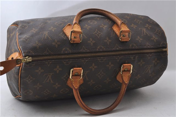 Authentic Louis Vuitton Monogram Speedy 35 Hand Bag M41524 LV 2328D