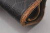 Authentic Christian Dior Honeycomb Coin Case Purse PVC Leather Black CD 2328I
