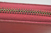 Authentic Louis Vuitton Vernis Zippy Wallet Long Purse Pink M9147F LV 2329I