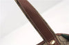 Authentic GUCCI Web Sherry Line Tote Bag GG PVC Leather 211135 Brown 2331F