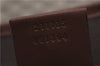 Authentic GUCCI Web Sherry Line Tote Bag GG PVC Leather 211135 Brown 2331F