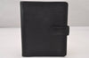 Authentic Louis Vuitton Epi Agenda GM Notebook Cover Black R20212 LV 2331I