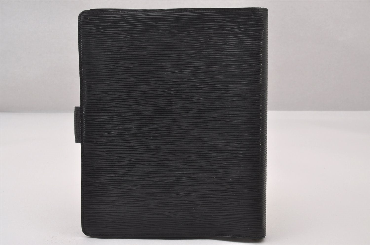 Authentic Louis Vuitton Epi Agenda GM Notebook Cover Black R20212 LV 2331I