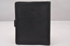 Authentic Louis Vuitton Epi Agenda GM Notebook Cover Black R20212 LV 2331I