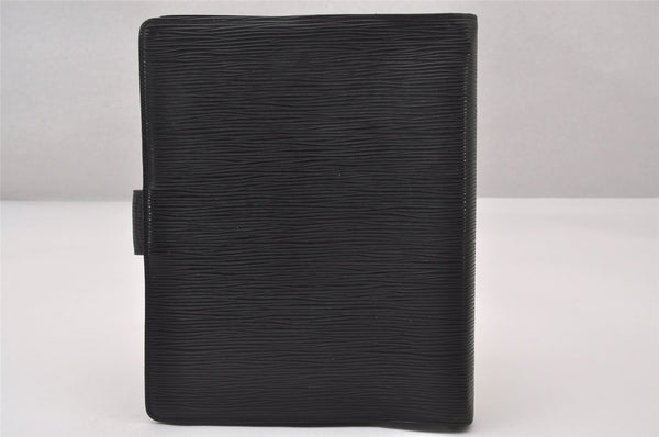 Authentic Louis Vuitton Epi Agenda GM Notebook Cover Black R20212 LV 2331I