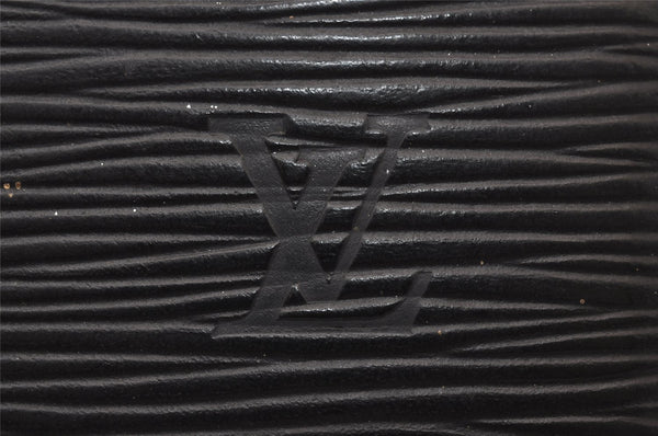 Authentic Louis Vuitton Epi Agenda GM Notebook Cover Black R20212 LV 2331I