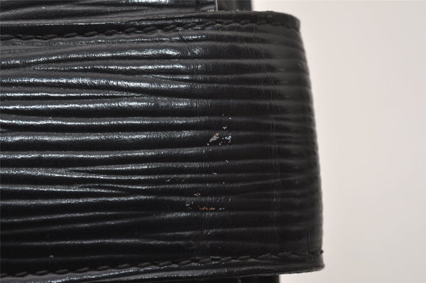 Authentic Louis Vuitton Epi Agenda GM Notebook Cover Black R20212 LV 2331I