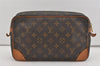 Authentic Louis Vuitton Monogram Compiegne 28 Clutch Hand Bag M51845 LV 2332I