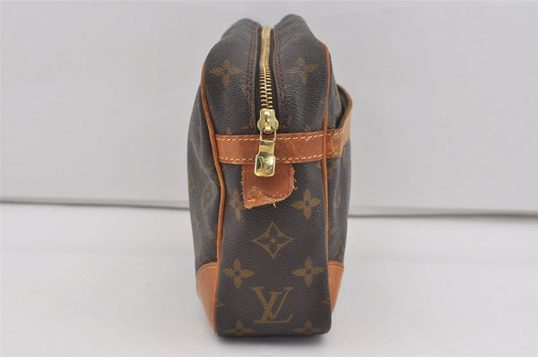 Authentic Louis Vuitton Monogram Compiegne 28 Clutch Hand Bag M51845 LV 2332I