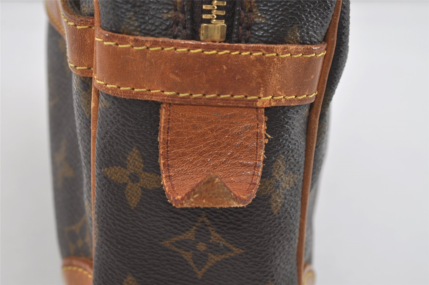 Authentic Louis Vuitton Monogram Compiegne 28 Clutch Hand Bag M51845 LV 2332I