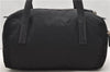 Authentic PRADA Nylon Hand Boston Bag Black 2333D