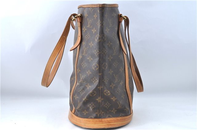 Authentic Louis Vuitton Monogram Bucket GM Shoulder Bag M42236 LV 2334B
