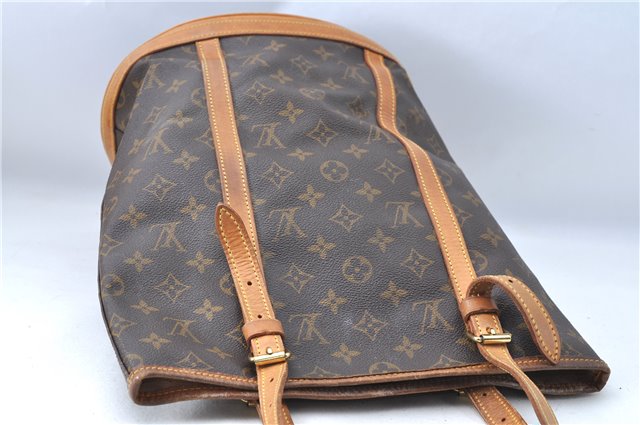 Authentic Louis Vuitton Monogram Bucket GM Shoulder Bag M42236 LV 2334B