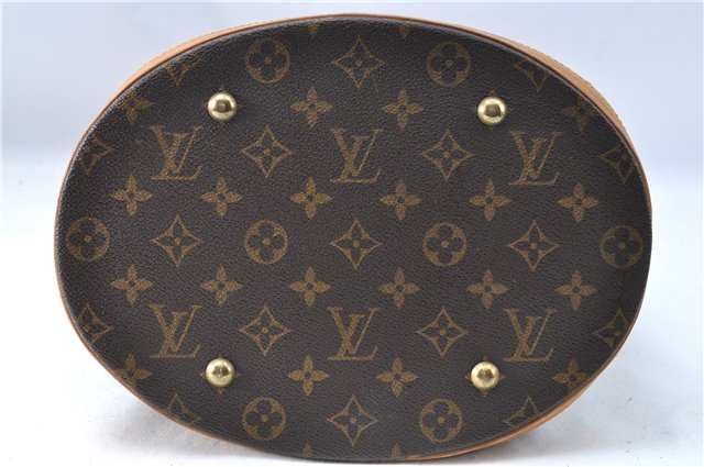 Authentic Louis Vuitton Monogram Bucket GM Shoulder Bag M42236 LV 2334B