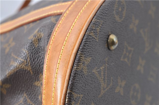 Authentic Louis Vuitton Monogram Bucket GM Shoulder Bag M42236 LV 2334B