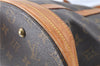 Authentic Louis Vuitton Monogram Bucket GM Shoulder Bag M42236 LV 2334B
