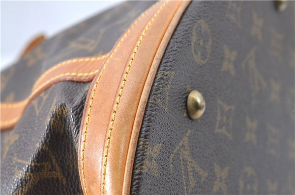 Authentic Louis Vuitton Monogram Bucket GM Shoulder Bag M42236 LV 2334B