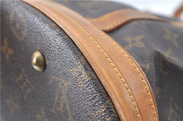 Authentic Louis Vuitton Monogram Bucket GM Shoulder Bag M42236 LV 2334B