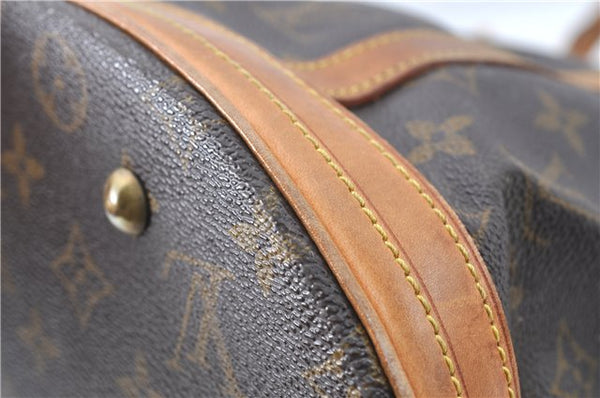 Authentic Louis Vuitton Monogram Bucket GM Shoulder Bag M42236 LV 2334B