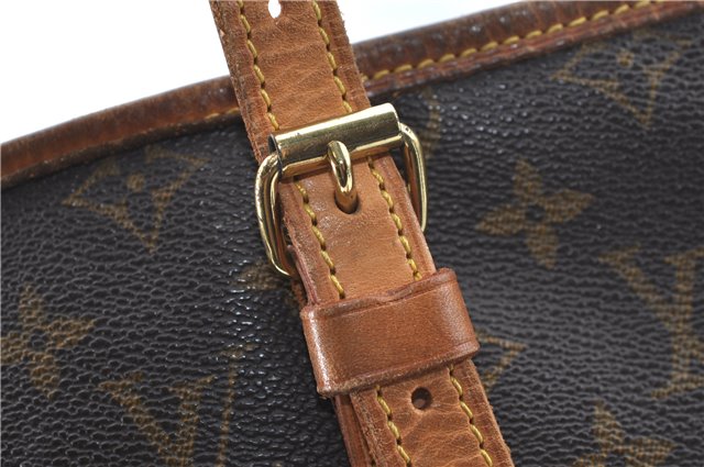 Authentic Louis Vuitton Monogram Bucket GM Shoulder Bag M42236 LV 2334B