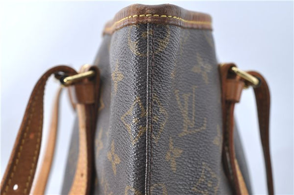 Authentic Louis Vuitton Monogram Bucket GM Shoulder Bag M42236 LV 2334B