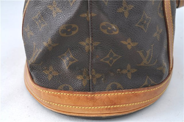 Authentic Louis Vuitton Monogram Bucket GM Shoulder Bag M42236 LV 2334B