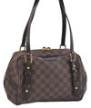 Authentic Louis Vuitton Damier Rivington PM Shoulder Bag N41157 LV 2334F