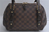 Authentic Louis Vuitton Damier Rivington PM Shoulder Bag N41157 LV 2334F