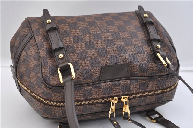Authentic Louis Vuitton Damier Rivington PM Shoulder Bag N41157 LV 2334F