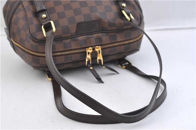 Authentic Louis Vuitton Damier Rivington PM Shoulder Bag N41157 LV 2334F