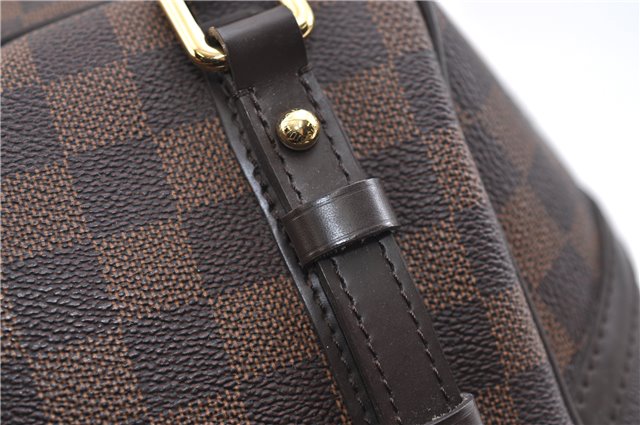 Authentic Louis Vuitton Damier Rivington PM Shoulder Bag N41157 LV 2334F