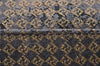 Authentic FENDI Zucchino Hand Boston Bag Purse PVC Leather Gold Black 2335I