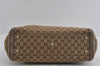 Authentic GUCCI Bamboo Bella Shoulder Bag GG Canvas Leather 269945 Brown 2336I