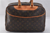 Authentic Louis Vuitton Monogram Deauville Hand Bag M47270 LV 2337F